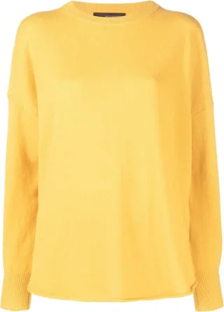 Ribbed-Knit Long-Sleeved Top