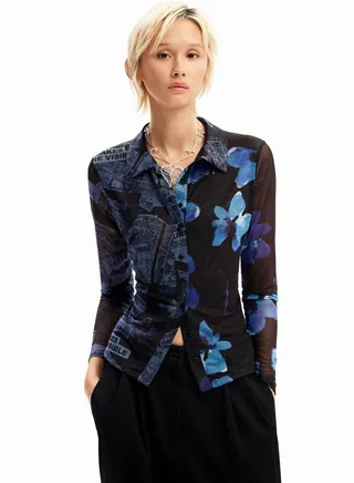 Patchwork Tulle Arty T-Shirt