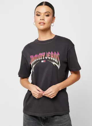 Crew Neck Printed T-Shirt