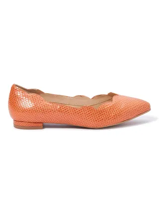 Textured Detail Ballerinas