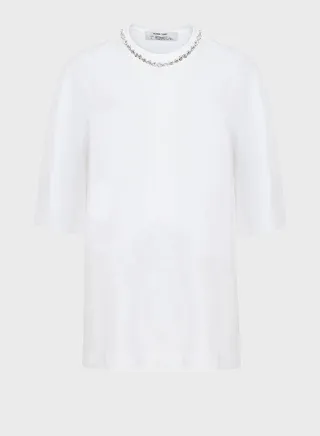 Embellished Round Neck T-Shirt
