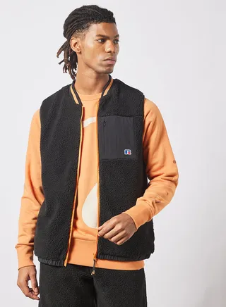 Kelsy Zip Thru Sherpa Gilet