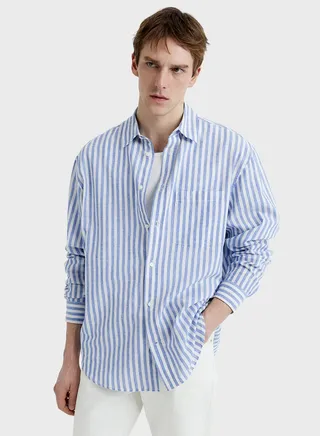 Striped Relaxed Fit Shirt