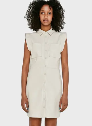Collar Neck Shift Dress