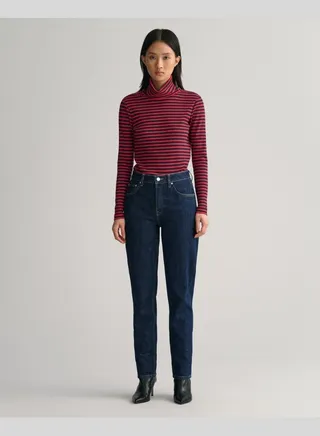 Straight Leg Rigid Jeans