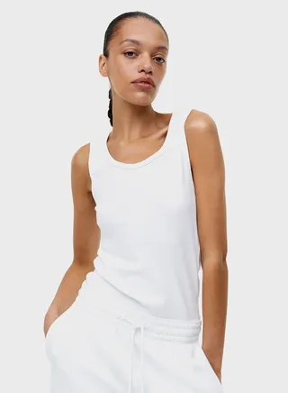 Ribbed Knitted Tank Top