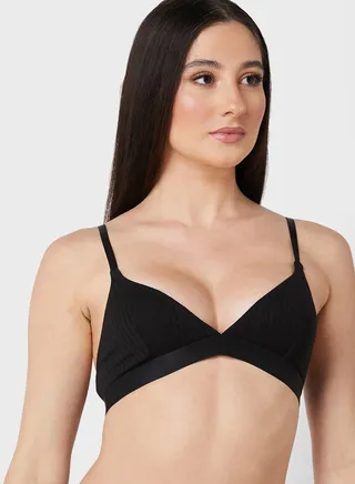 Plunge Neck Bra