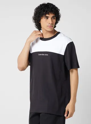Color Block Crew Neck T-Shirt