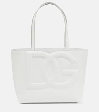 DG Medium leather tote bag