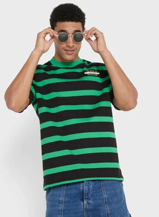 Striped Crew Neck T-Shirt