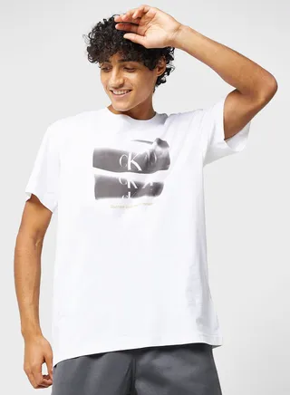 Slogan Crew Neck T-Shirt