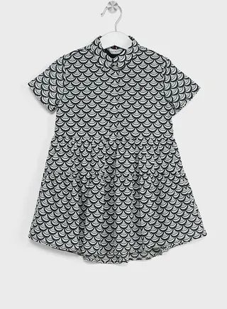 Kids Printed Midi Dress
