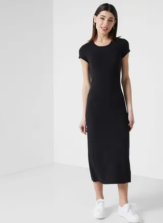 Cape Sleeve Dress