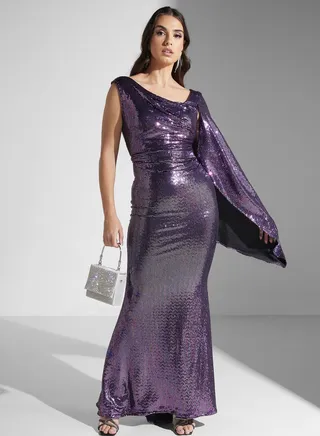 One Shoulder Ruched Detail Dress