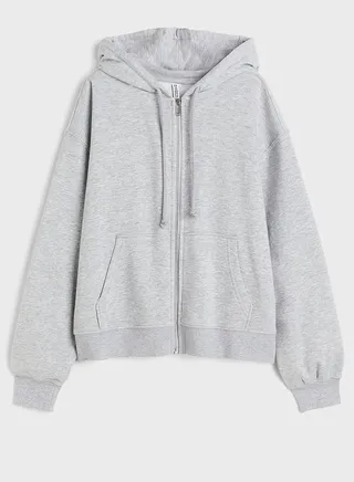 Drawstring Knitted Hoodie