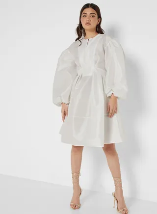 Balloon Sleeve Dress