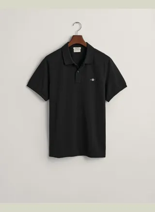 Regular Fit Shield Pique Polo Shirt
