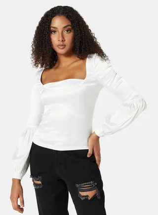Satin Finish Blouse
