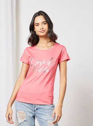 Logo Round Neck T-Shirt