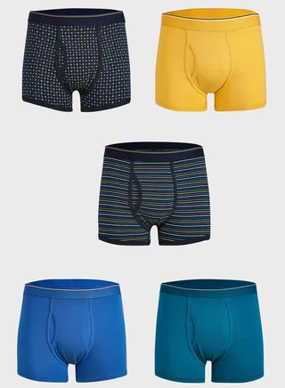 5 Pack Assorted Trunks
