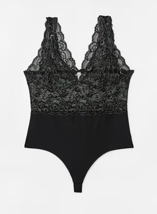 Curvy Lace Bodysuit