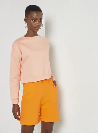 Basic Cropped Sweatshirt