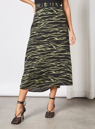 All-Over Print Skirt