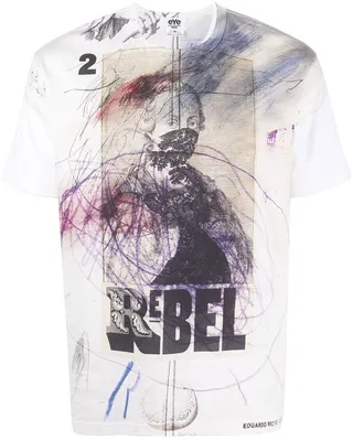 graphic-print short-sleeved T-shirt