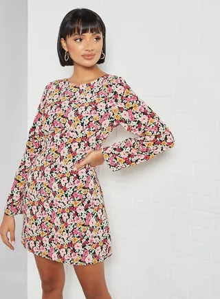 Gwynne Floral Print Dress