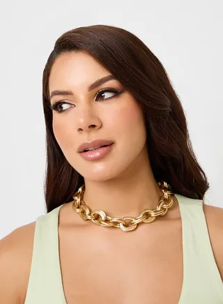 Big Chunky Chain Necklace