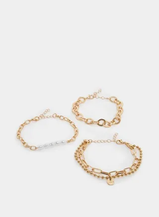 Set of 4 - Chain Bracelets