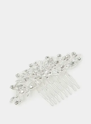 Floral Embellished Hair Comb
