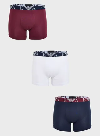 3 Pack Logo Band Assorted Briefs