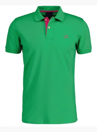 Gant Contrast Collar Pique Polo Shirt
