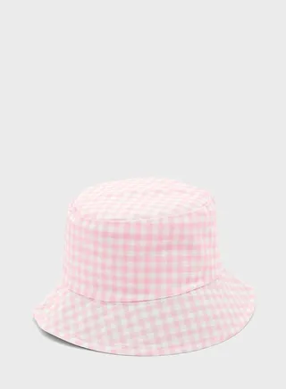 Gingham Check Bucket Hat