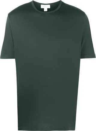 plain crew-neck cotton T-shirt