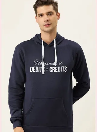 Front Pocket Printed Hoodie