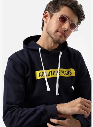 Front Pocket Printed Hoodie