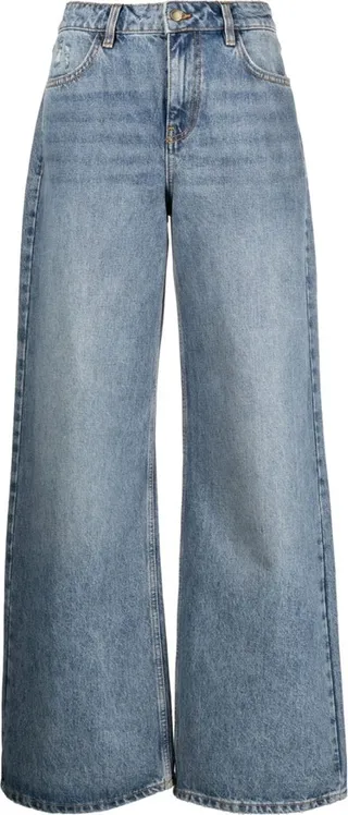 High-Waisted Wide-Leg Jeans