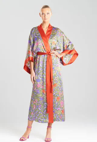 Yasugi Charmeuse Silk Robe
