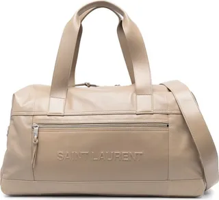 Embossed-Logo Duffle Bag