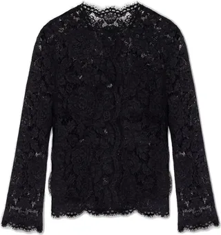 Dolce & Gabbana Long-Sleeved Lace Jacket