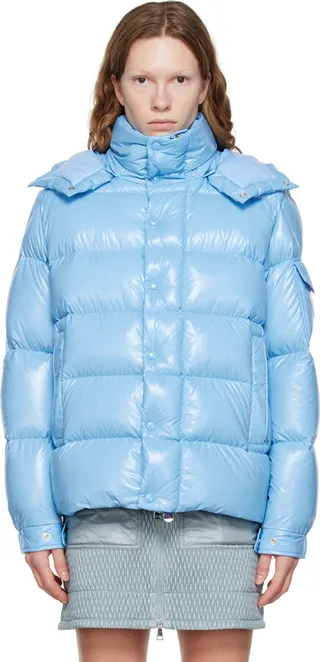 Moncler Blue Moncler Maya 70 Down Jacket