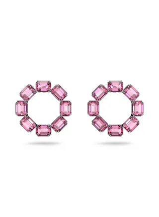Millenia Embellished Hoop Earrings