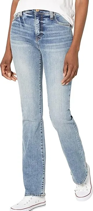 KUT from the Kloth Natalie High-Rise Fab AB Bootcut in Cracking (Cracking) Women's Jeans