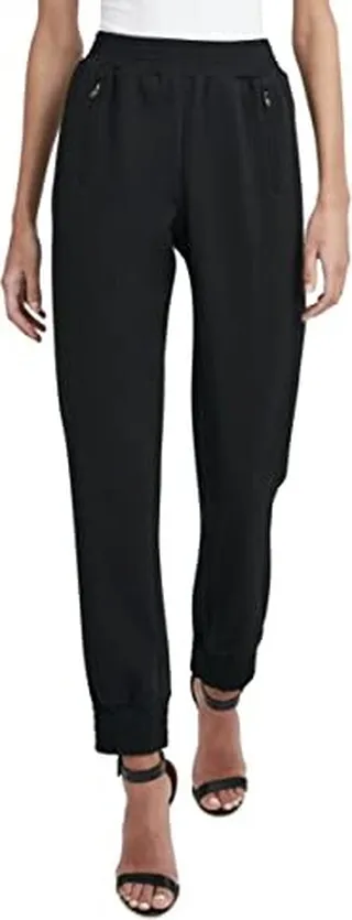 BCBGMAXAZRIA Women's Jogger Pant with Front Pockets