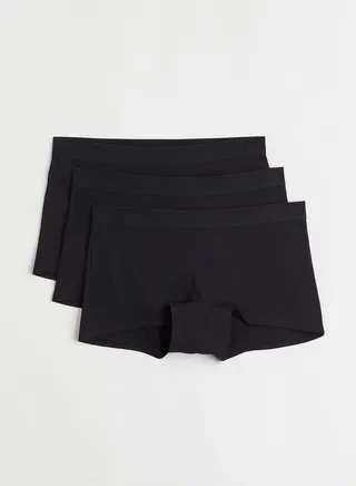 3 Pack High Leg Briefs