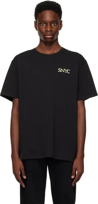 Saturdays NYC Black Sundial Circle T-Shirt