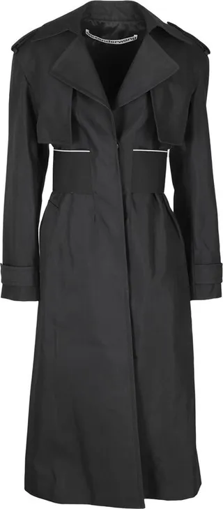 Alexander Wang Elasticated Waistband Tailored Trench Coat