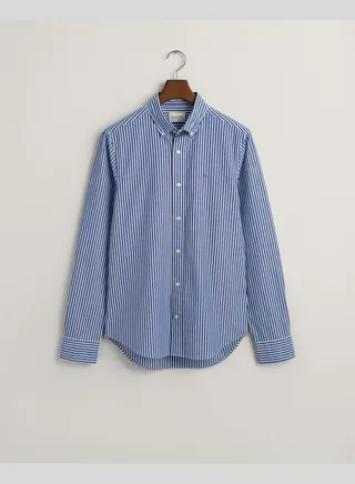 Slim Poplin Stripe Shirt